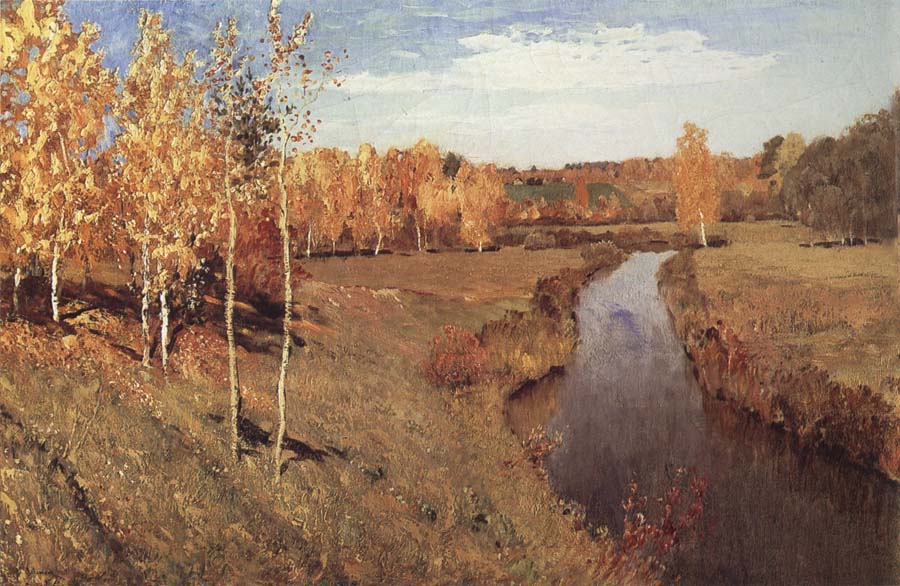 Levitan, Isaak Golden autumn